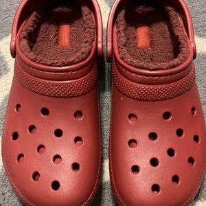 brand new red crocs